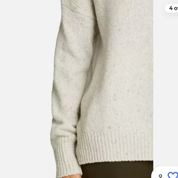 Like new Vince Funnel Neck Speckled Wool/ Alpaca Blend Sweater Small. - Picture 4 of 6